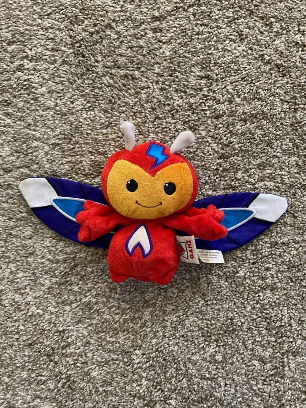Ganz Webkinz Zumbuddy Zap Plush A Zippy Zum First Edition WE000702 No Code